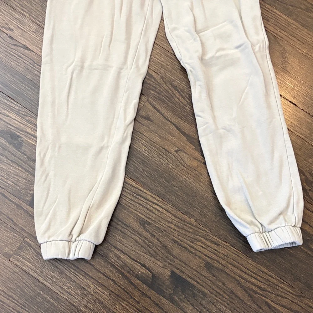 Brandy Melville Light Green Elastic Waist Jogger Pants